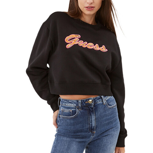 Kleidung Damen Sweatshirts Guess G-W3BQ13KB681 Schwarz