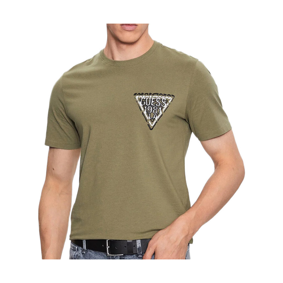Kleidung Herren T-Shirts & Poloshirts Guess G-M3YI22J1314 Grün