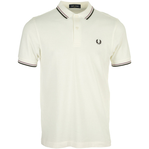 Kleidung Herren T-Shirts & Poloshirts Fred Perry Twin Tipped Weiss