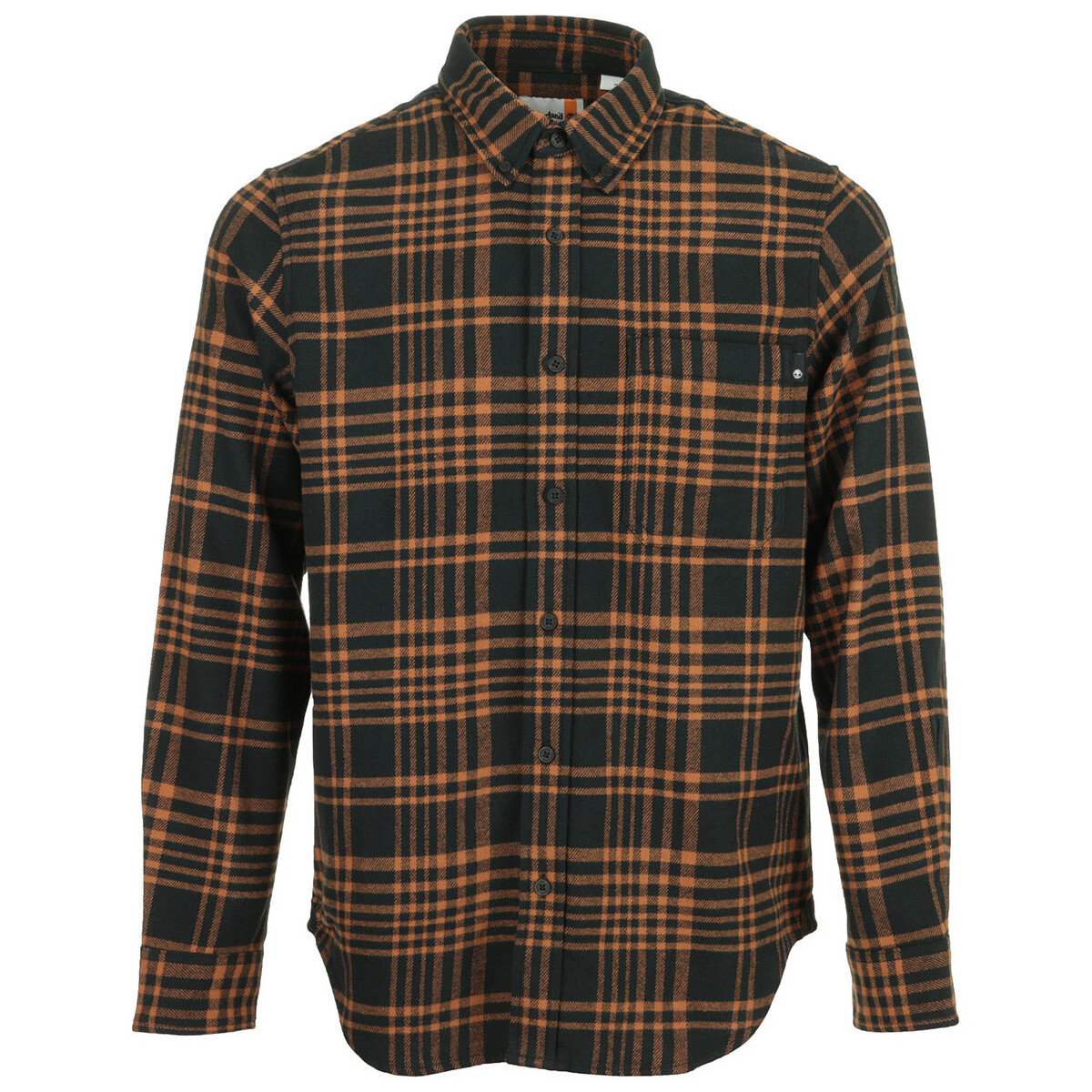 Kleidung Herren Langärmelige Hemden Timberland Ls Heavy Flannel Check Schwarz