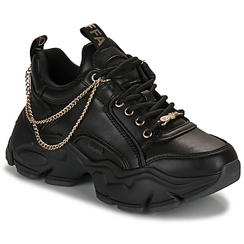 Schuhe Damen Sneaker Low Buffalo BINARY CHAIN 5.0 Schwarz / Gold