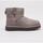 Schuhe Damen Stiefel UGG Classic Mini Bailey Zip Grau