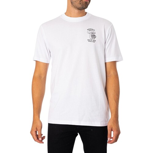 Kleidung Herren T-Shirts Hikerdelic 5 A Day Back Grafik-T-Shirt Weiss