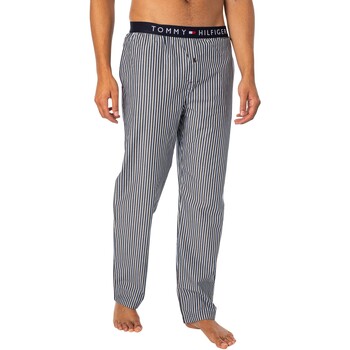 Kleidung Herren Pyjamas/ Nachthemden Tommy Hilfiger Gewebte Pyjama-Unterteile Blau