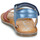 Schuhe Mädchen Sandalen / Sandaletten Kickers DYASTAR Marine / Mettalfarben / Multicolor