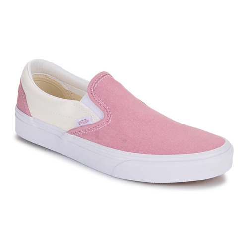 Schuhe Damen Slip on Vans Classic Slip-On JOYFUL DENIM LIGHT PINK Rosa