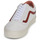 Schuhe Sneaker Low Vans Old Skool PREMIUM LEATHER RUSSET BROWN Weiss / Bordeaux