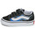 Schuhe Kinder Sneaker Low Vans Old Skool V PIXEL FLAME BLACK/BLUE Schwarz / Blau