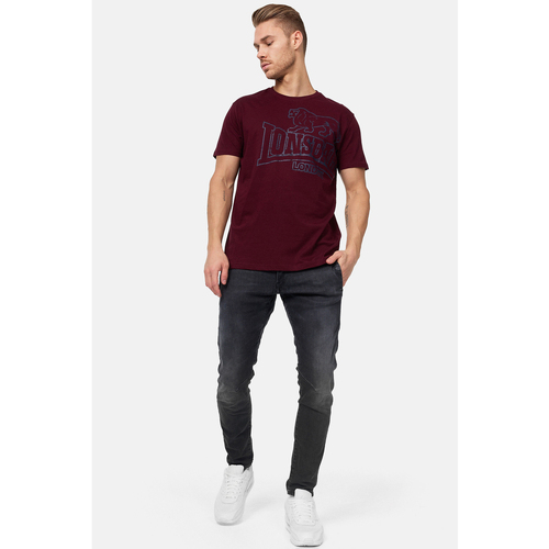 Kleidung Herren T-Shirts Lonsdale T-shirt  Langsett Rot