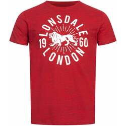 Kleidung Herren T-Shirts Lonsdale T-shirt  Warmwell Rot