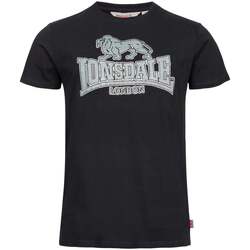 Kleidung Herren T-Shirts Lonsdale T-shirt  Yettington Schwarz