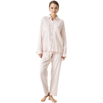 Kleidung Damen Pyjamas/ Nachthemden J&j Brothers JJBDP1500 Rosa