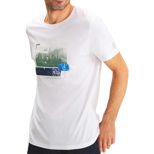 Kleidung Herren T-Shirts & Poloshirts TBS CASEYTE Weiss