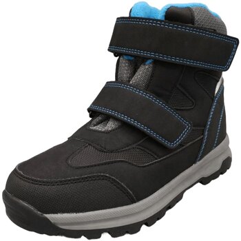 Schuhe Jungen Stiefel Canadians Klettstiefel ,Black 467260 /004 Schwarz