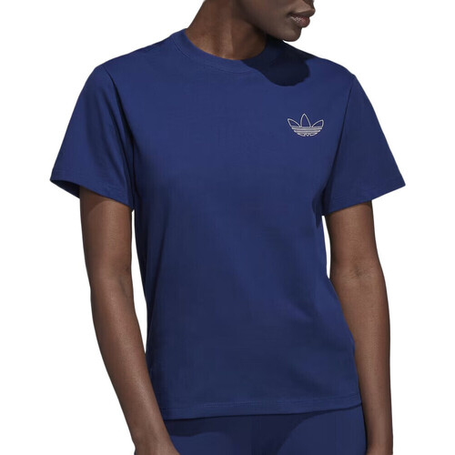 Kleidung Damen T-Shirts & Poloshirts adidas Originals HK5176 Violett