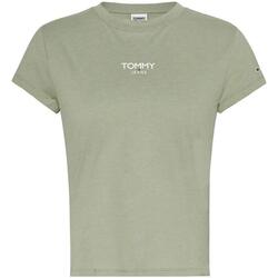 Kleidung Damen T-Shirts & Poloshirts Tommy Jeans  Grün