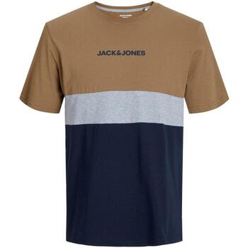 Kleidung Herren T-Shirts Jack & Jones  Braun
