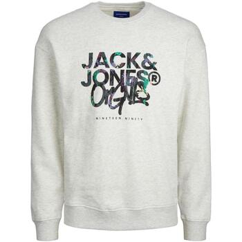 Kleidung Herren Sweatshirts Jack & Jones  Weiss