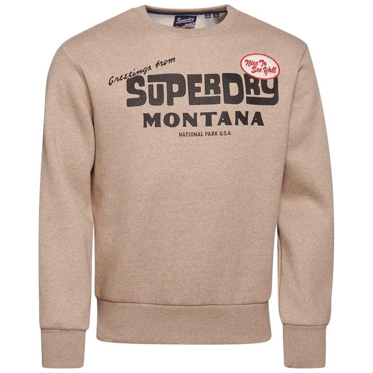 Kleidung Herren Sweatshirts Superdry  Beige