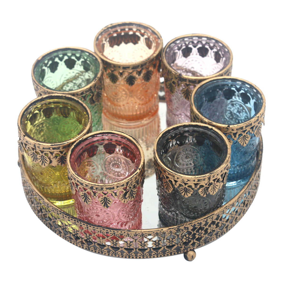 Home Statuetten und Figuren Signes Grimalt Porval -Tablett Multicolor
