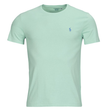 Kleidung Herren T-Shirts Polo Ralph Lauren T-SHIRT AJUSTE EN COTON Grün / Celadon / C7580