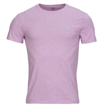 Kleidung Herren T-Shirts Polo Ralph Lauren T-SHIRT AJUSTE EN COTON Pastel / Purpur