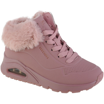 Schuhe Mädchen Boots Skechers Uno - Fall Air Rosa