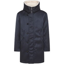 Kleidung Herren Jacken Peuterey Langer Parka Kasa Tv 02 Ecofur Blau Blau