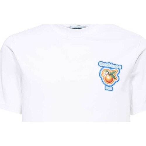 Kleidung Herren T-Shirts Casablanca MS23-JTS-001-24 Weiss