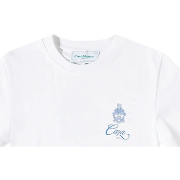 Kleidung Herren T-Shirts Casablanca MF22-JTS-001-11 Weiss