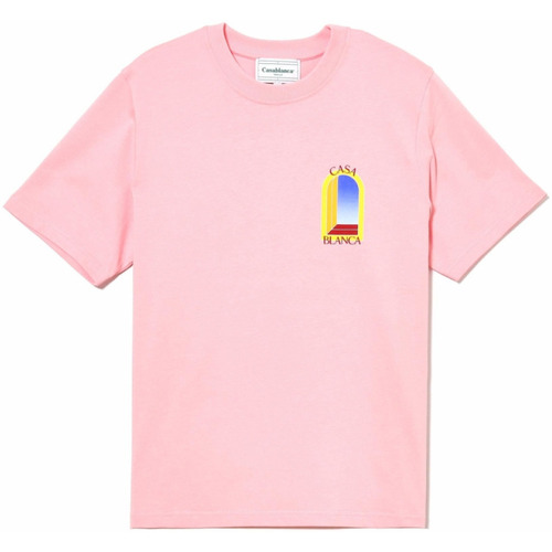 Kleidung Herren T-Shirts Casablanca MS23-JTS-001-19 Rosa