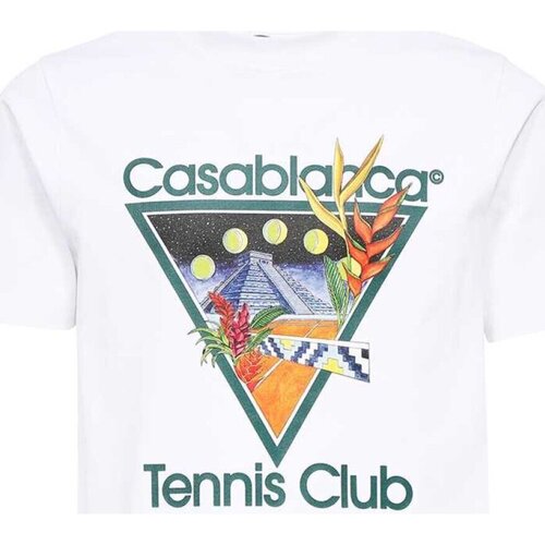 Kleidung Herren T-Shirts Casablanca MS23-JTS-001-01 Weiss