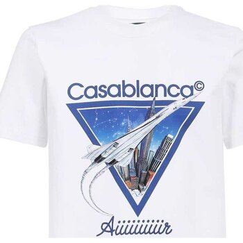 Kleidung Herren T-Shirts Casablanca MF22-JTS-001-22 Weiss