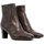 Schuhe Damen Boots Pantanetti 16642E-CACAO Braun