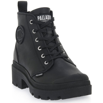 Schuhe Damen Boots Palladium PALLABASE LTH BLACK Schwarz