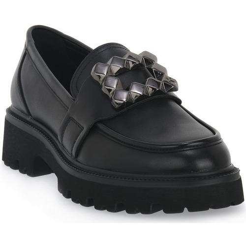 Schuhe Damen Slipper Keys BLACK Schwarz