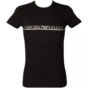 Kleidung Herren T-Shirts Emporio Armani New Icon Schwarz