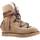 Schuhe Damen Low Boots Nemonic 2301N Beige