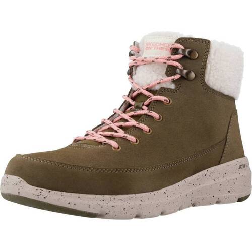 Schuhe Damen Low Boots Skechers GLACIAL ULTRA Grün