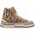 Schuhe Damen Sneaker Rebecca White WX22 4A52 Braun