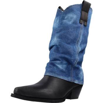 Schuhe Damen Stiefel Metisse DX564 Blau
