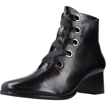 Schuhe Damen Low Boots Regarde Le Ciel NES65 Schwarz