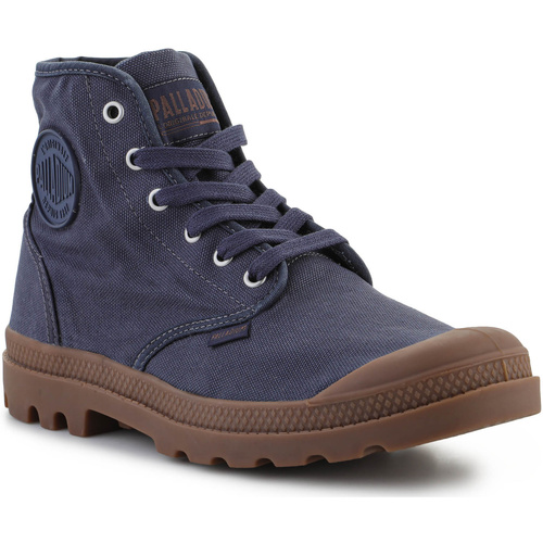 Schuhe Herren Sneaker High Palladium Pampa Hi 02352-449 Blau