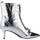 Schuhe Damen Low Boots Kurt Geiger London HACKNEY KITTEN BOOT Silbern