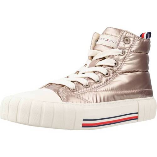 Schuhe Mädchen Sneaker Low Tommy Hilfiger HIGH TOP LACE-UP SNEAKER Rosa