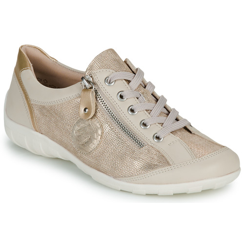 Schuhe Damen Sneaker Low Remonte  Weiss / Gold