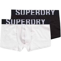 Kleidung Herren Langärmelige Hemden Superdry  Weiss