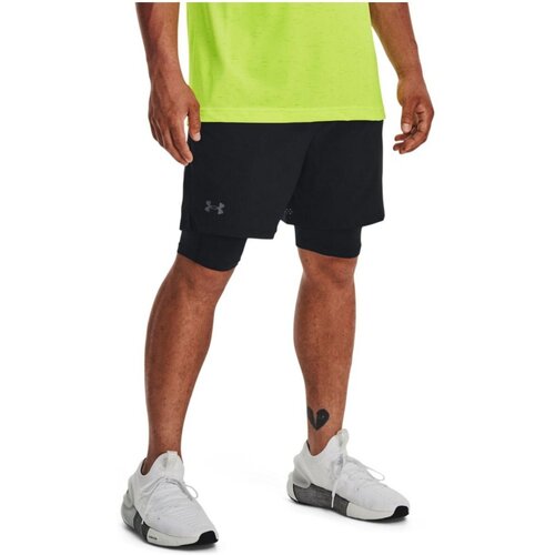 Kleidung Herren Shorts / Bermudas Under Armour Sport UA Vanish Woven 2in1 Sts-BLK 1373764 002 Schwarz