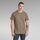 Kleidung Herren T-Shirts & Poloshirts G-Star Raw D23690 B287 ESSENTIAL PIQUET-273 TURF Braun