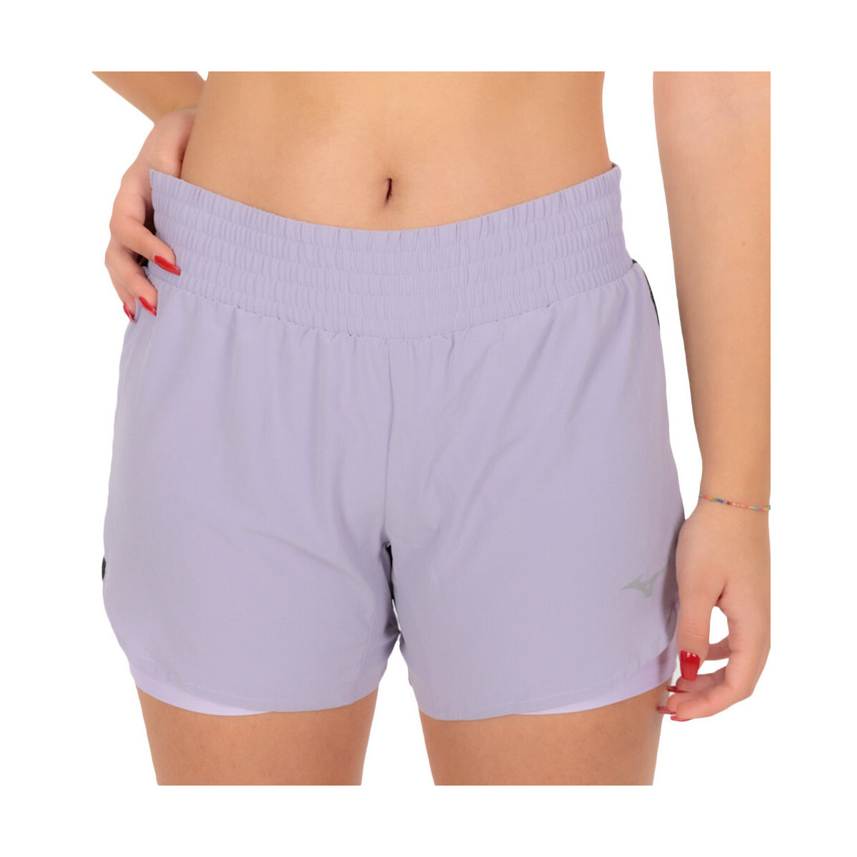 Kleidung Damen Shorts / Bermudas Mizuno J2GBA202-68 Violett